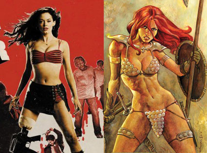 Red Sonja, Rose McGowen. Red Sonja, Rose McGowen.